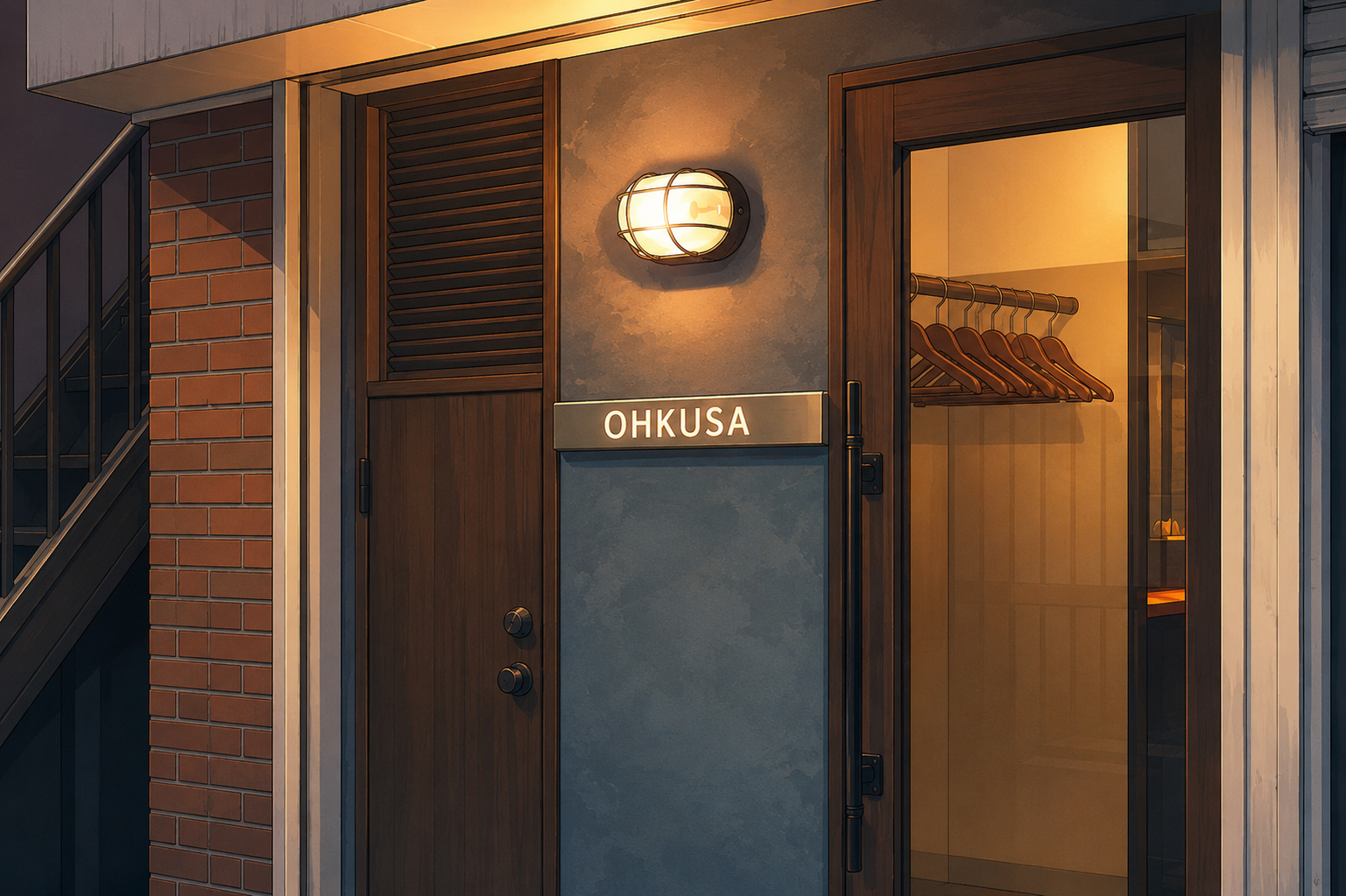 Ohkusa Restaurant Entrance