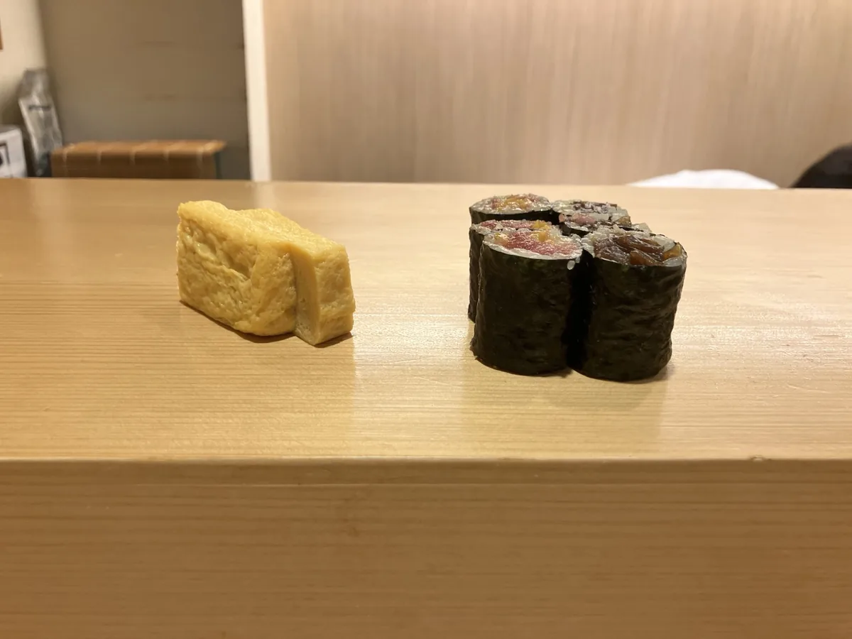 すし 乾山 玉子焼き