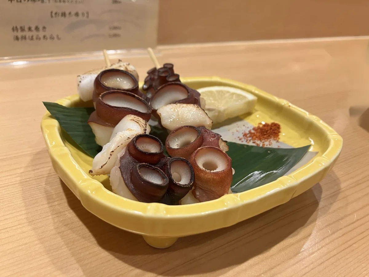 すし 乾山 タコ
