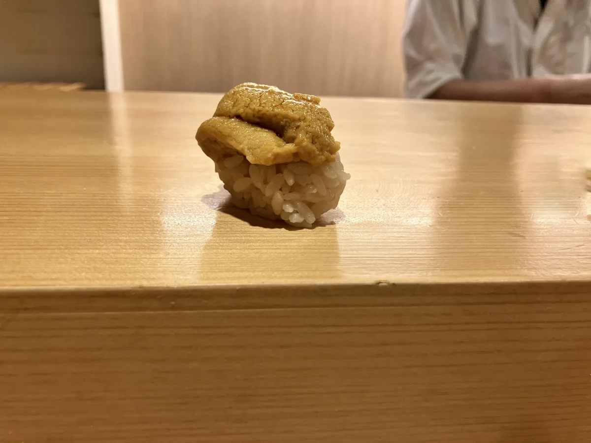 すし 乾山 ウニ